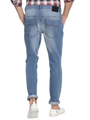 blue cotton washed jeans - 15738817 - Standard Image - 3