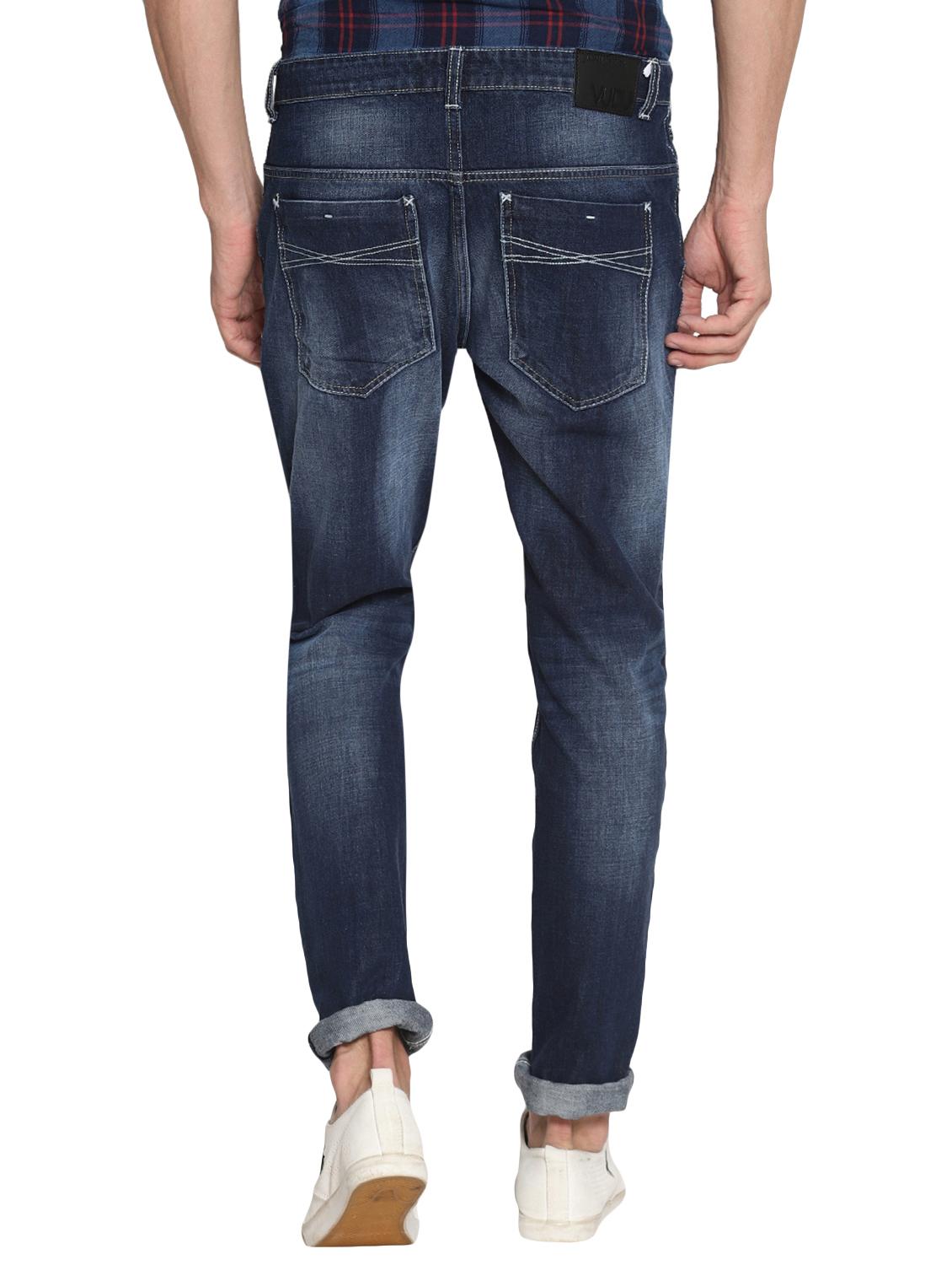 blue cotton washed jeans - 15738818 - Zoom Image - 3