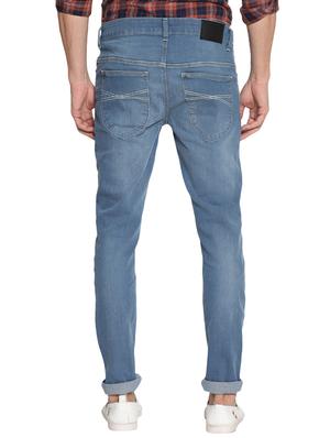 light blue cotton washed jeans - 15738822 - Standard Image - 3