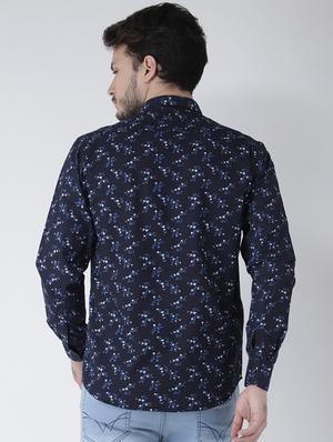 blue cotton casual shirt - 15738861 - Standard Image - 3