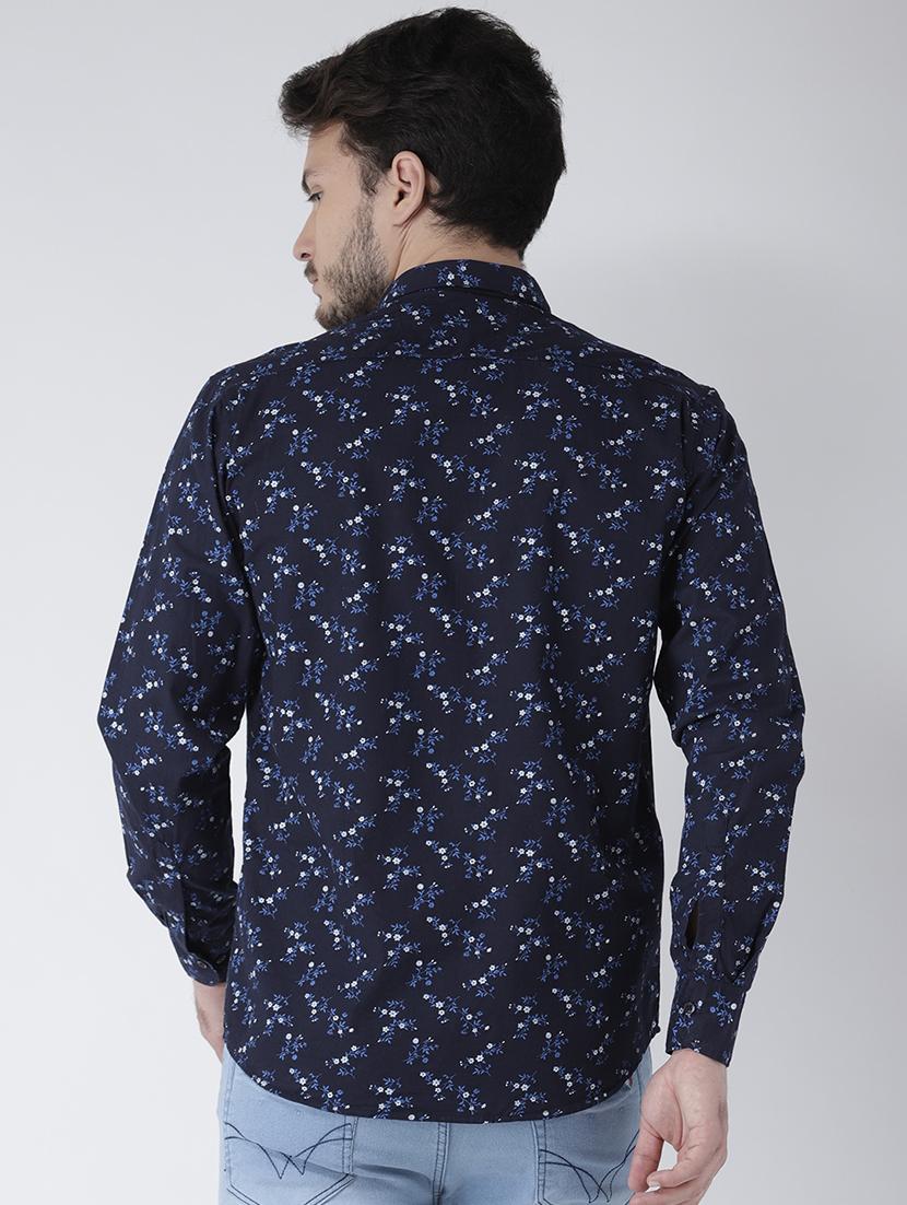 blue cotton casual shirt - 15738861 - Zoom Image - 3