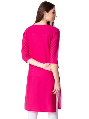 Embroidered straight kurta - 15739047 - Standard Image - 3