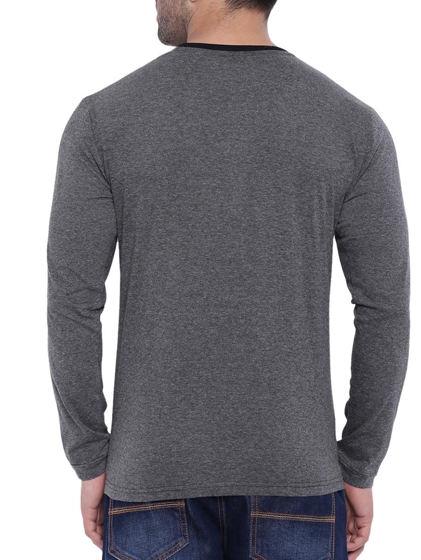 grey cotton t-shirt - 15739158 - Zoom Image - 3
