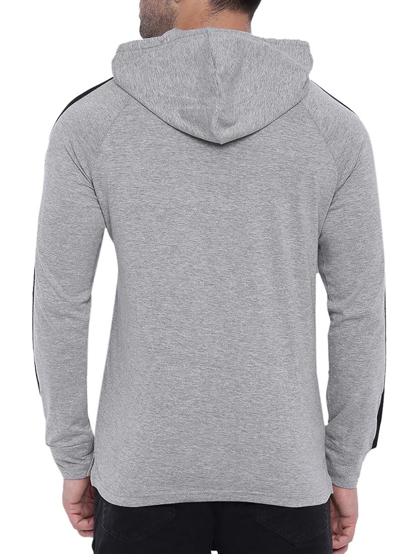 grey cotton raglan t-shirt - 15739172 - Zoom Image - 3