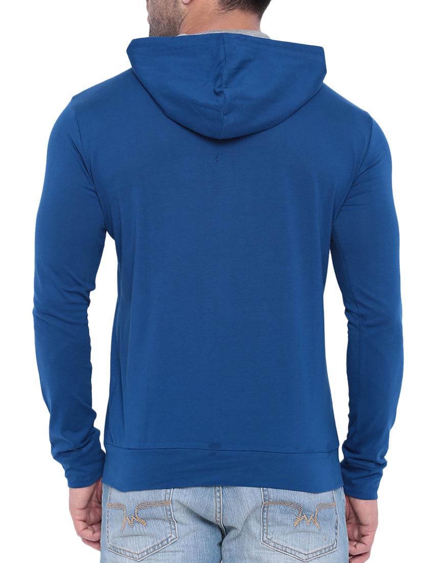 blue cotton t-shirt - 15739182 - Zoom Image - 3
