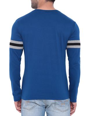 blue cotton t-shirt - 15739195 - Standard Image - 3