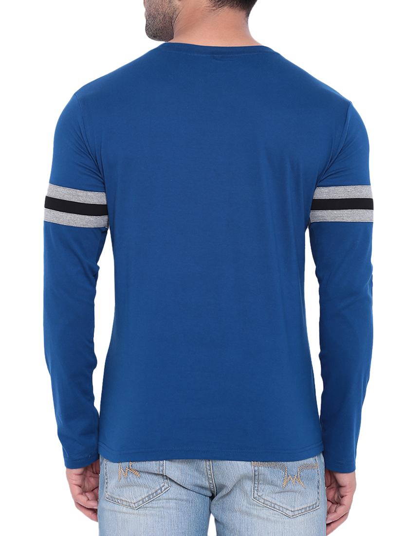 blue cotton t-shirt - 15739195 - Zoom Image - 3