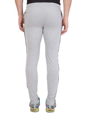 grey cotton full length track pant - 15739692 - Standard Image - 3