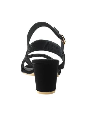 black back strap sandals - 15741167 - Standard Image - 3