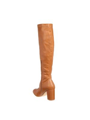 tan knee length boots - 15741843 - Standard Image - 3