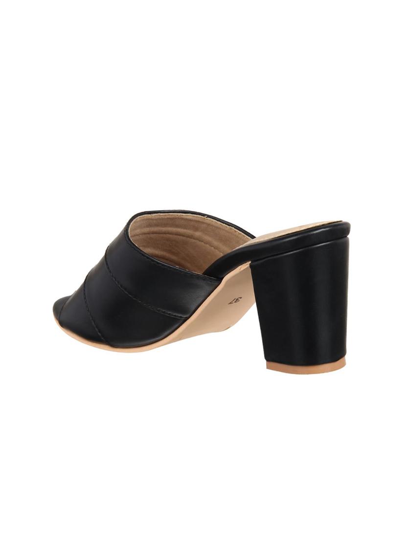 black slip on sandals - 15741863 - Zoom Image - 3