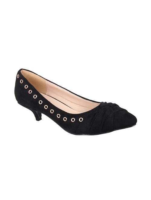 black slip on pumps - 15741910 - Standard Image - 1