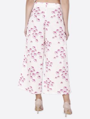 mid waist straight palazzo - 15742539 - Standard Image - 3