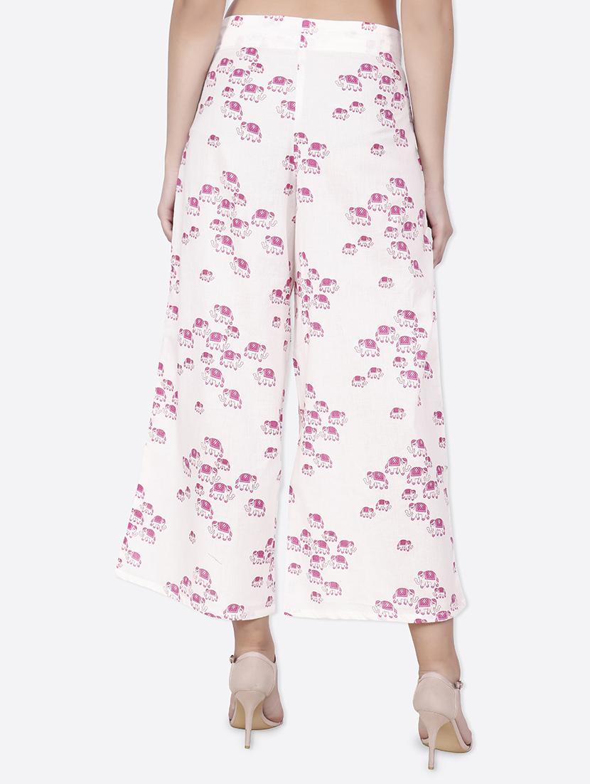 mid waist straight palazzo - 15742539 - Zoom Image - 3