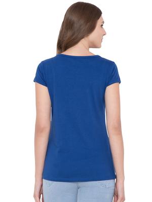 round neck graphic print tee - 15742593 - Standard Image - 3