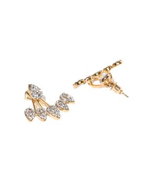 gold plated studs earring - 15743474 - Standard Image - 3