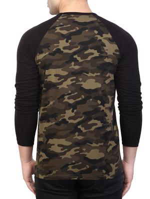 olive green all over print t-shirt - 15745122 - Standard Image - 3