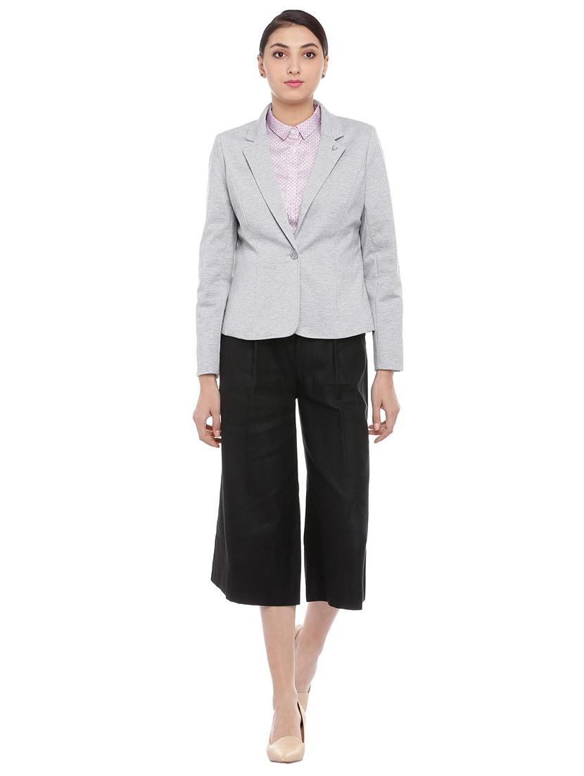 Pin dot lapel neck blazer - 15746210 - Zoom Image - 3