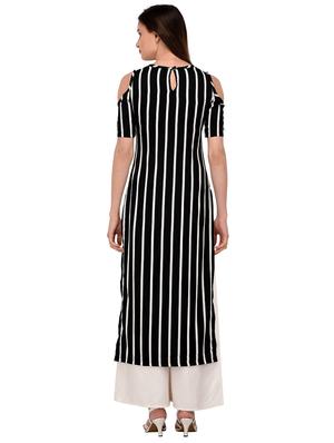 straight stripes kurta - 15746365 - Standard Image - 3