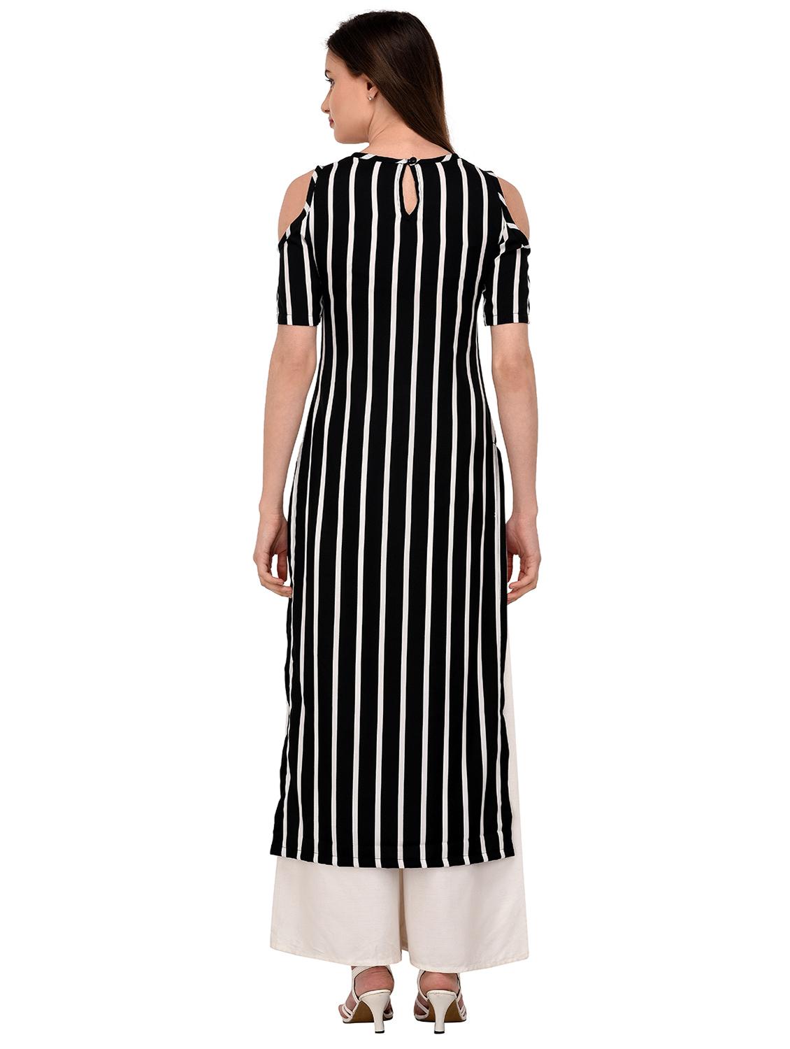 straight stripes kurta - 15746365 - Zoom Image - 3