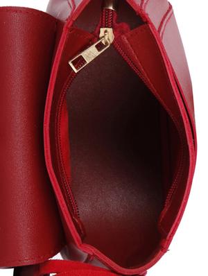 red leatherette (pu) regular sling bag - 15746719 - Standard Image - 3