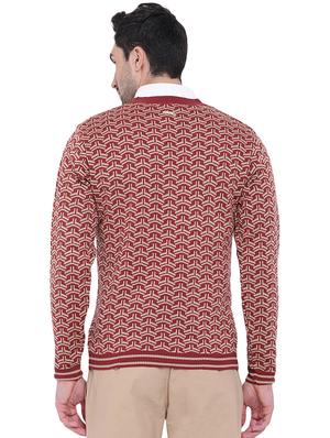 red acrylic pullover - 15747888 - Standard Image - 3