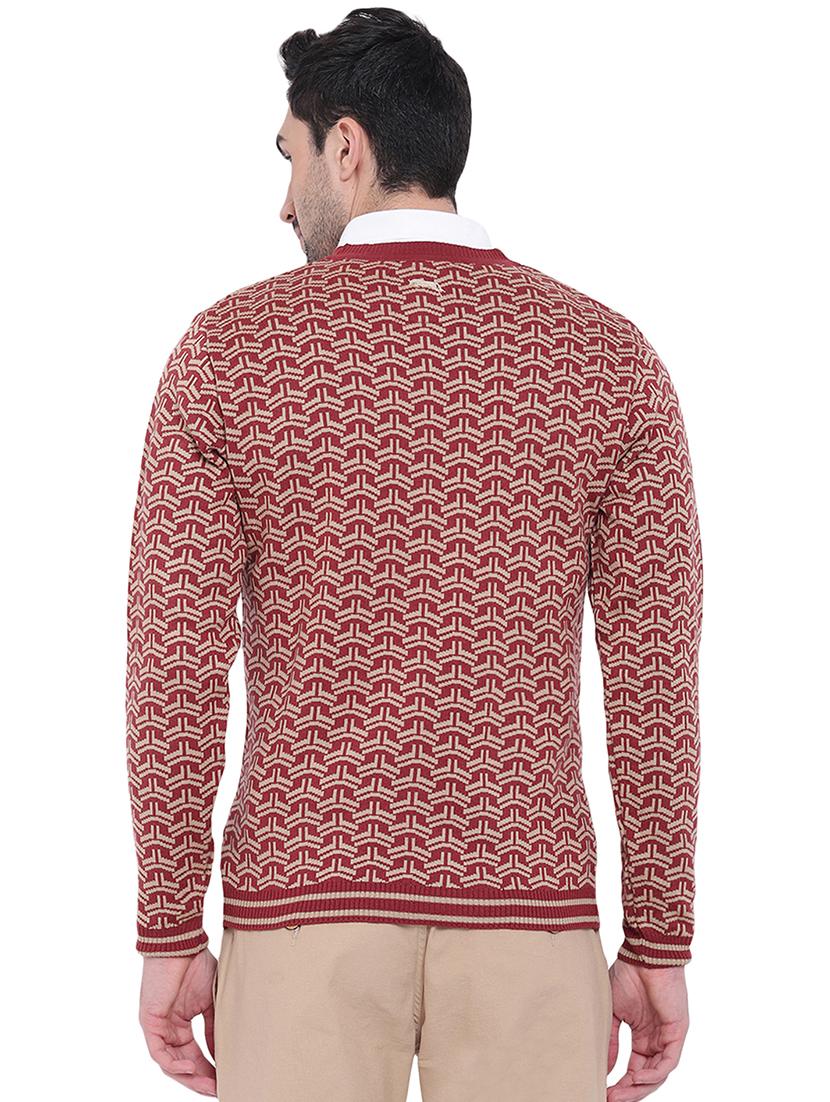 red acrylic pullover - 15747888 - Zoom Image - 3