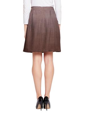 high rise pleated skirt - 15750512 - Standard Image - 3