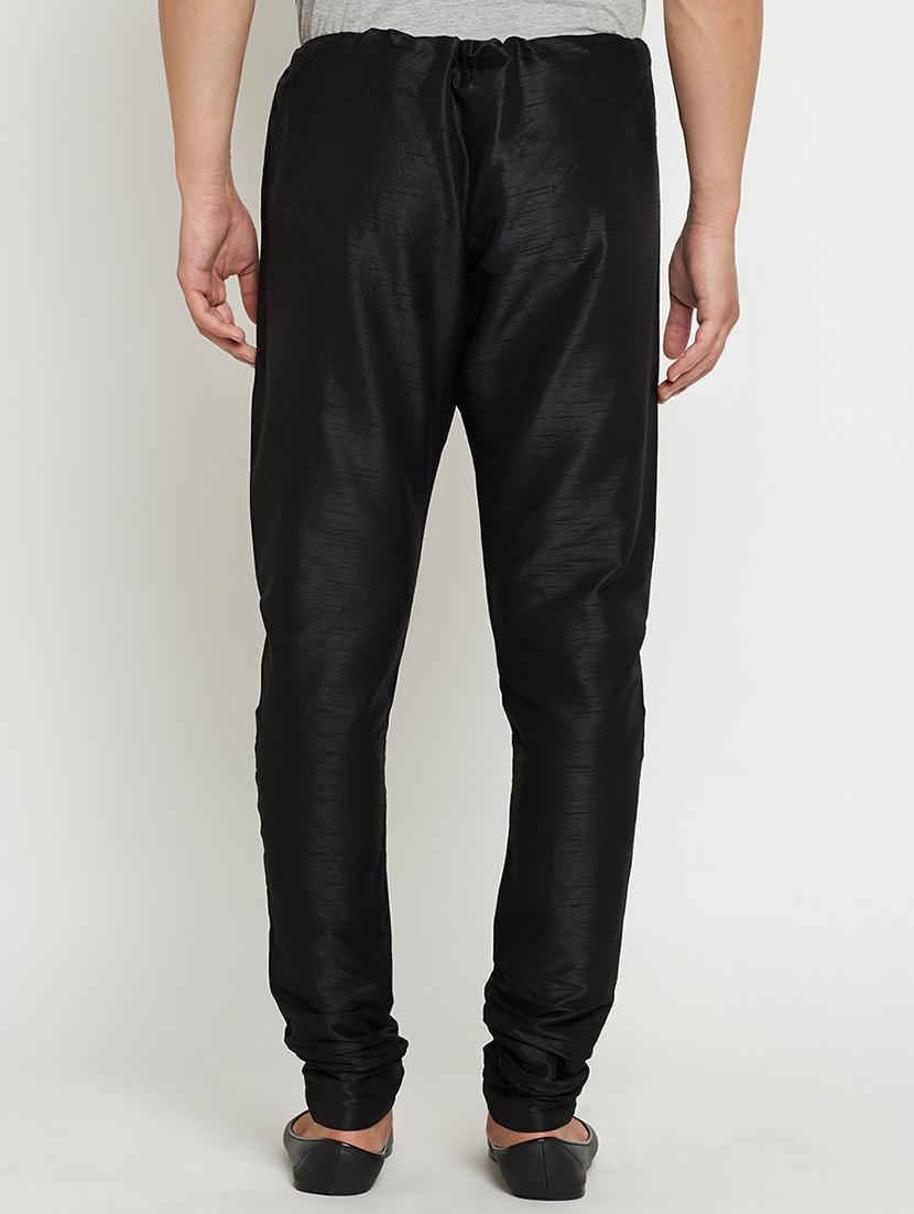 black dupion silk pyjamas - 15750776 - Zoom Image - 3