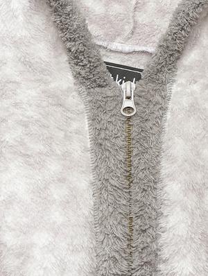 white fleece sweatshirt - 15751583 - Standard Image - 3