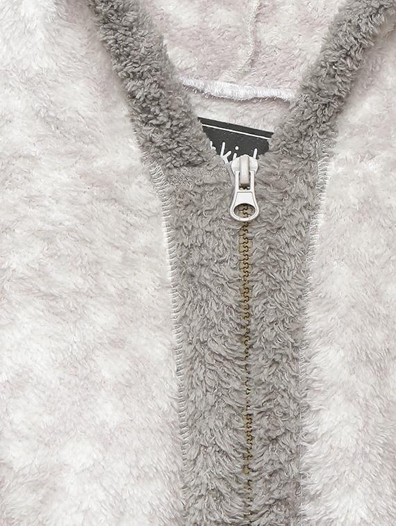 white fleece sweatshirt - 15751583 - Zoom Image - 3