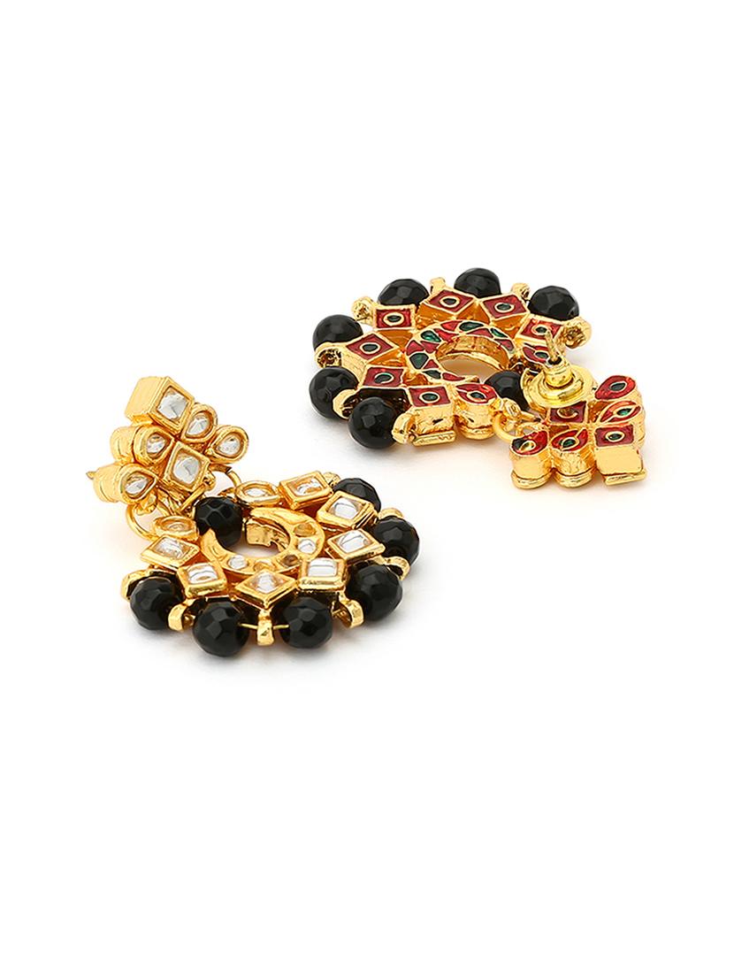 gold plated jhumka earring - 15754393 - Zoom Image - 3