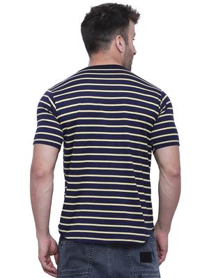 navy blue striped t-shirt - 15755715 - Standard Image - 3