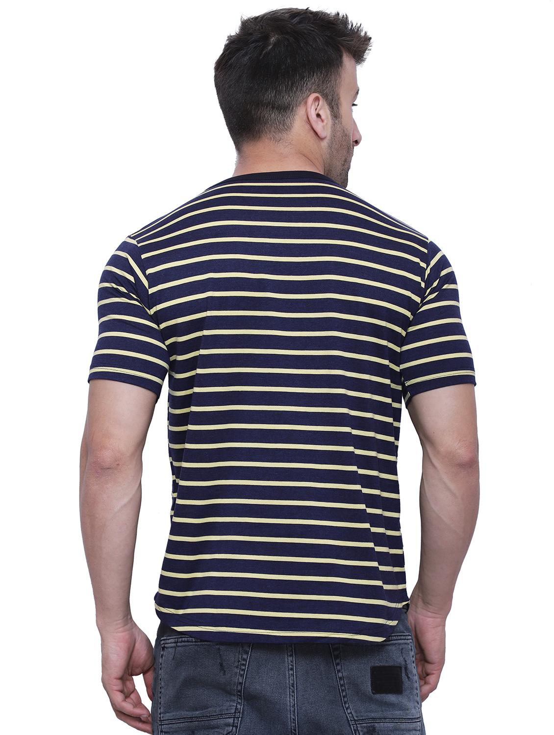 navy blue striped t-shirt - 15755715 - Zoom Image - 3