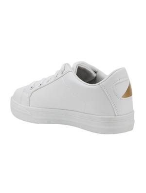 white lace-up sneakers - 15756329 - Standard Image - 3