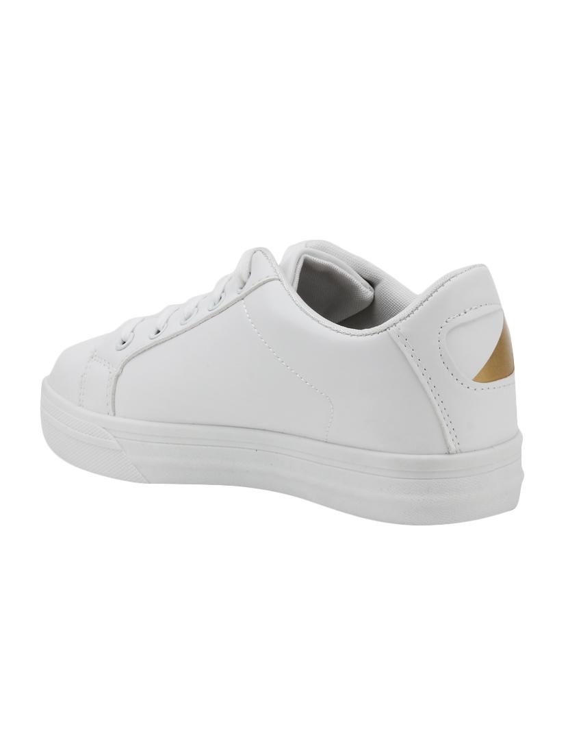 white lace-up sneakers - 15756329 - Zoom Image - 3
