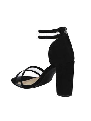 black ankle strap sandals - 15758410 - Standard Image - 3