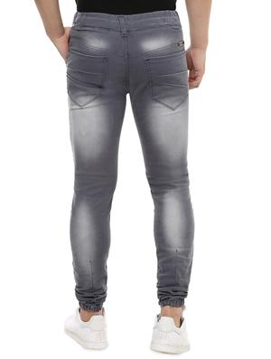 grey cotton blend jogger - 15759215 - Standard Image - 3
