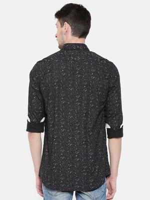 black printed casual shirt - 15759242 - Standard Image - 3