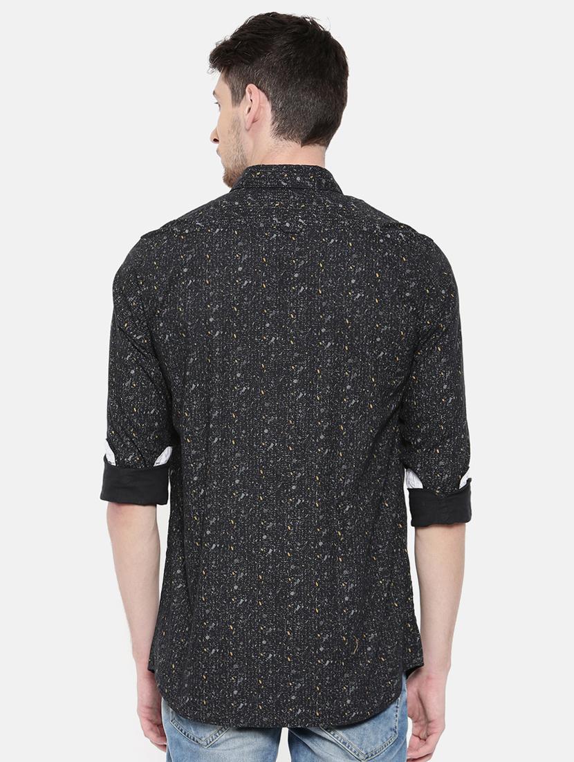 black printed casual shirt - 15759242 - Zoom Image - 3