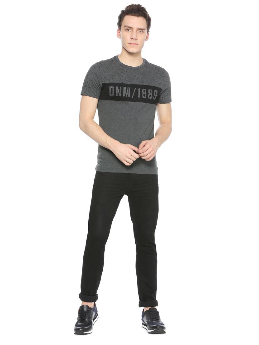 grey cut & sew t-shirt - 15760284 - Zoom Image - 3
