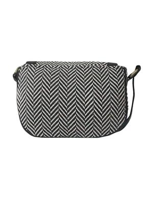 black canvas regular sling bag - 15763458 - Standard Image - 3