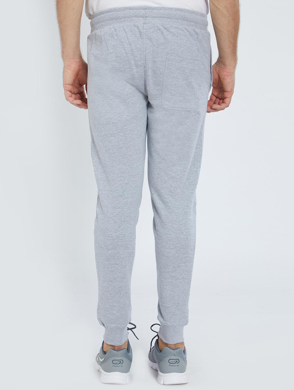 grey cotton jogger - 15763614 - Zoom Image - 3