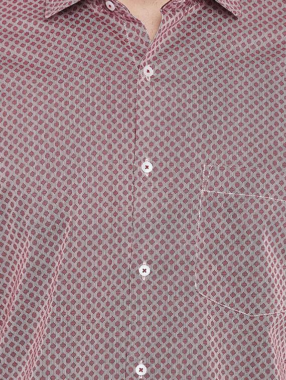 red printed casual shirt - 15764776 - Zoom Image - 6