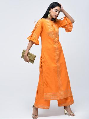 gotta work straight kurta - 15765006 - Standard Image - 3