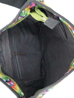 multi colored canvas messenger sling bag - 15765230 - Standard Image - 3