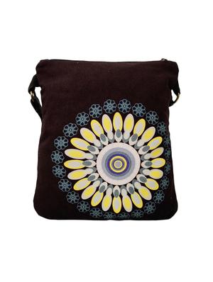 multi colored canvas messenger sling bag - 15765233 - Standard Image - 3