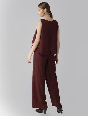 embellished overlay full leg jumpsuit - 15765971 - Standard Image - 3
