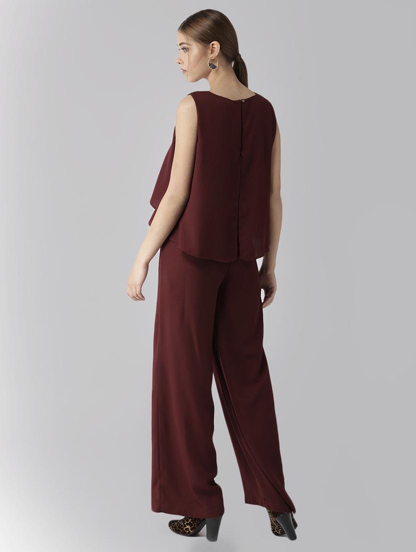 embellished overlay full leg jumpsuit - 15765971 - Zoom Image - 3