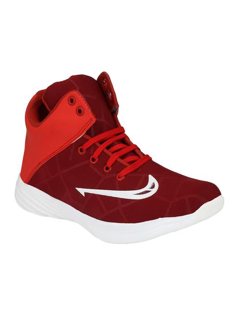 red lace up sport shoes - 15769549 - Standard Image - 1